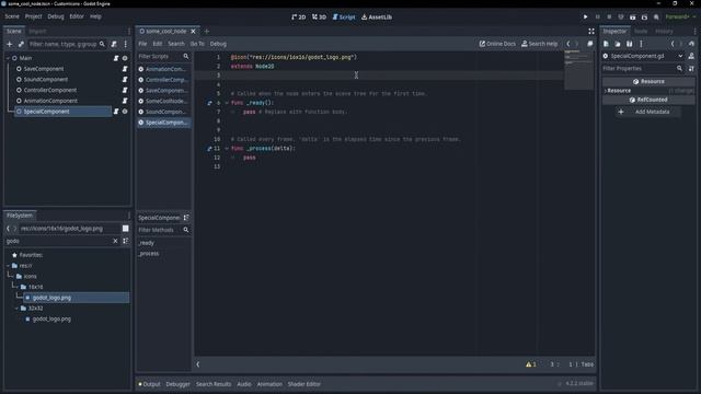 Godot Editor Custom Icons смотреть онлайн