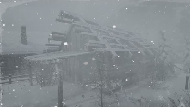 Невероятно СИЛЬНАЯ МЕТЕЛЬ для уютного зимнего сна на 5 часов. Метель в кузнице для сна смотреть онлайн