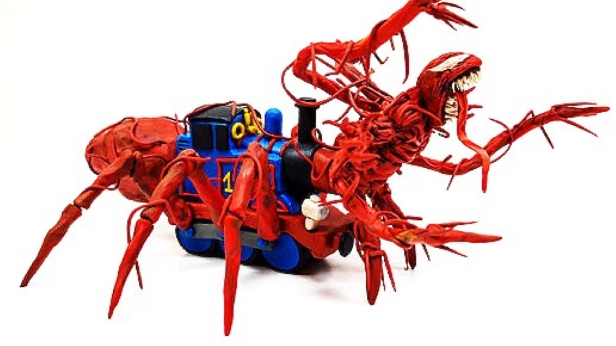 СТРАШНЫЙ Паровозик Томас Карнаж Паук смотреть онлайн