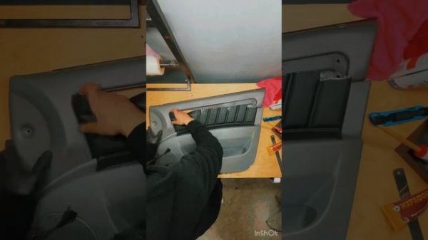 Замена вставки на дверной карты лачетти / Gentra