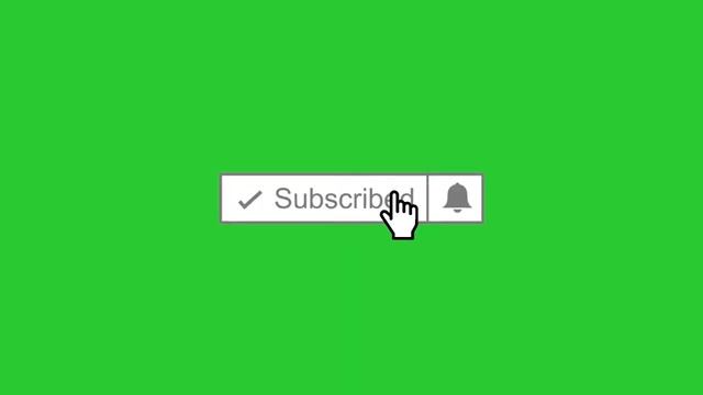 Футажи для видеомонтажа Подписка на канал Green Screen Subscribe смотреть онлайн