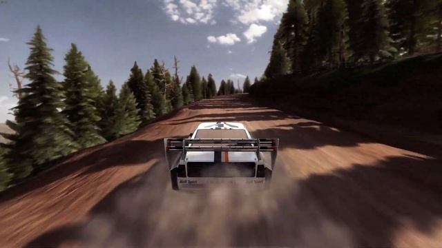 Dirt Rally - Pikes Peak GRAVEL SURFACE - AUDI Quattro S1 - Chase Camera - FULL climb! смотреть онлайн