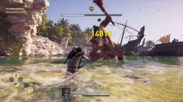Assassin's Creed Odyssey Cyclop boss fight (Location, Fight) смотреть онлайн