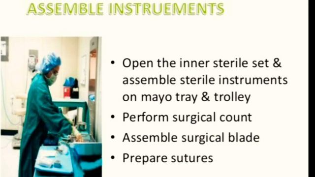 Role Of The Scrub Nurse During Surgery?  #nurse #ottechnician