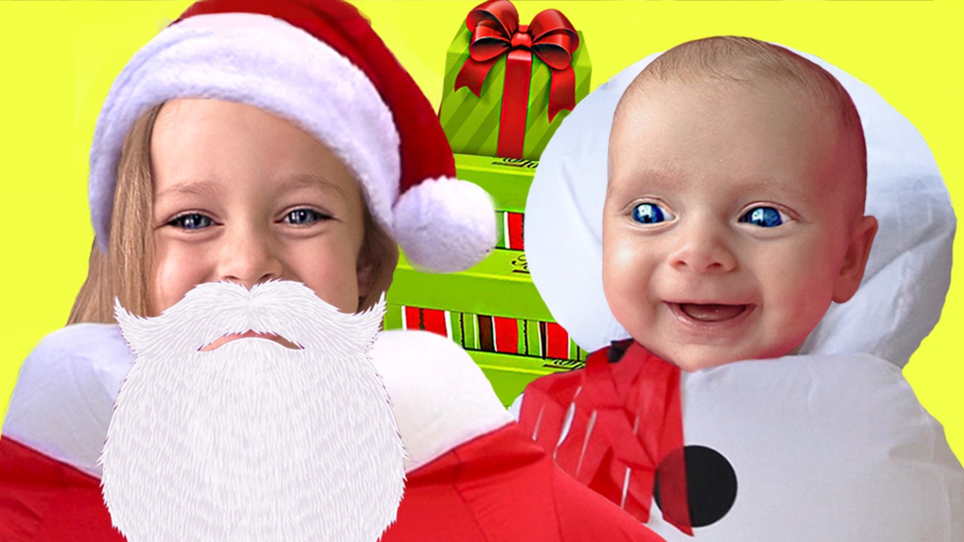 Кто такой Санта— Песня для детей | Детские стишки Майи и Маши и Детские песенки смотреть онлайн