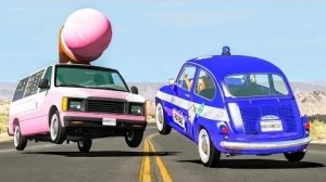 Безумные полицейские погони #132 — BeamNG Drive