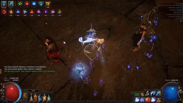 Uber Exarch - 3.22 Ice Spear Totem Showcase смотреть онлайн
