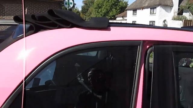 Fiat 500 convertible pink for sale Vantage Cars Barnham PO22 0ER смотреть онлайн