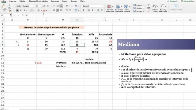 3 Mediana Datos Agrupados смотреть онлайн