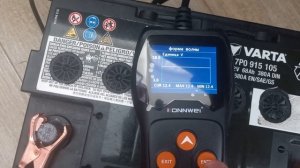 Перевірка AGM акумулятора. Тестер акумуляторів KONWEI