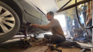 Долгожданное возвращение! Лайтовая замена порогов Nissan almera n16.