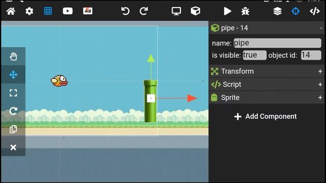 how to make flappy bird game in 5 min || max 2d tutorial смотреть онлайн