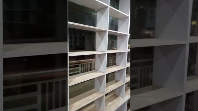 Pharmacy Background Of Empty Wooden Square Shelves Or Box, Cells смотреть онлайн