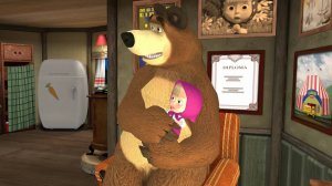 Маша и Медведь укладывают животных спать | Мультфильм про друзей для малышей