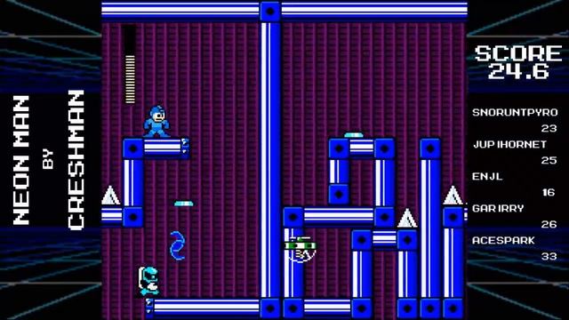 Make a Good Mega Man Level 2 Blind Run - Pt 16 - Neon Jungle смотреть онлайн