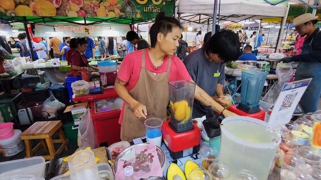 Mango Slushie, Thai Street Drink. #asianfood #streetfood смотреть онлайн