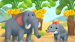 Почему у слонов длинные хоботы? | Развивающий мультик для малышей