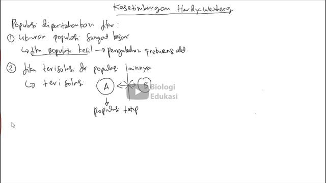 Kesetimbangan Hardy-Weinberg смотреть онлайн