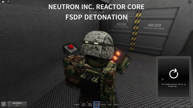 Neutron Inc Reactor Core, FSDP Detonation | Roblox | NIRC смотреть онлайн