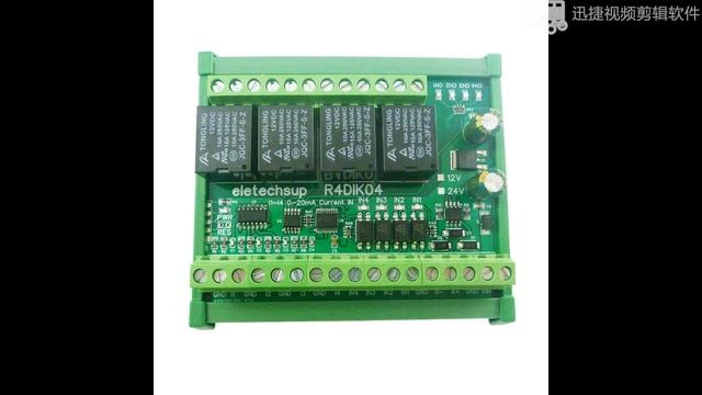 R4DIK04 12V 0-20mA 4AI 4DI 4DO ModBus Gateway Digital Analog Quantity Acquisition Switching Current