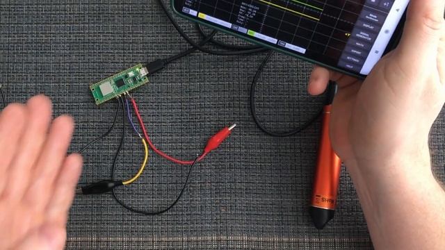 Осциллограф с WiFi на Raspberry Pi Pico 2040 W смотреть онлайн