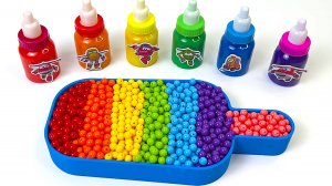 Для малышей мультики АСМР. мороженое. Смешные игрушки. Разноцветные слаймы