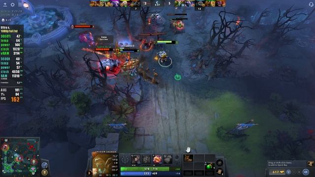 Dota 2 | RTX 3060 Ti | Ultra settings | FullHD benchmark 🔥 смотреть онлайн