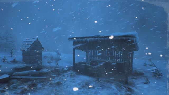 Невероятно сильная метель для сна, 5 часов снежной бури. Звуки ветра для сна на черном экране смотреть онлайн