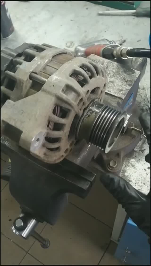 Замена подшипников генератора Лада Гранта смотреть онлайн