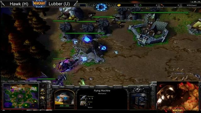 Wc3 Hawk (H) vs Lubber (U) смотреть онлайн