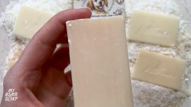 Italian soap FLORINDA/Cutting dry soap/ASMR video # 419 смотреть онлайн