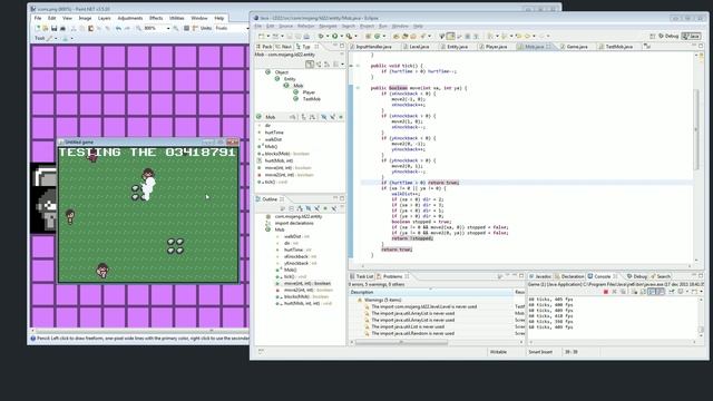 Notch Minicraft creation Ludum Dare 22 part 4 смотреть онлайн