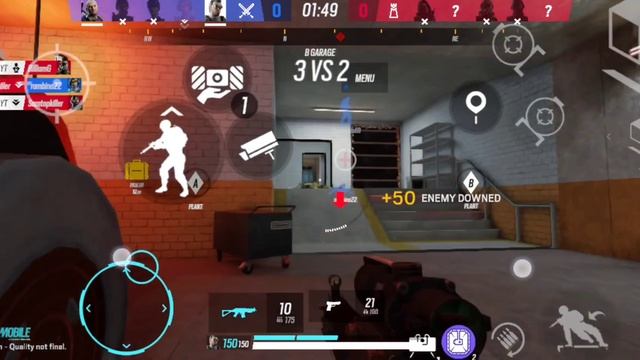 Rainbow Six Siege Mobile?!?!? 6 Finger Claw Gameplay смотреть онлайн