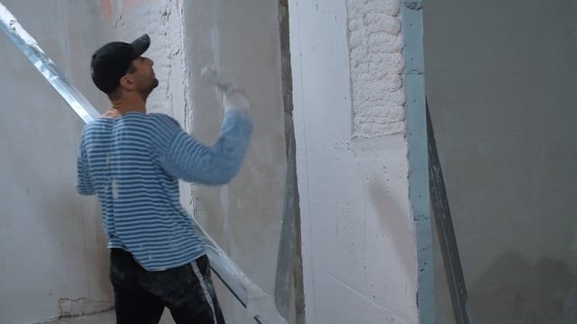 Механизированная штукатурка стен. Ремонт квартиры ИДЕАЛЬНЫЕ СТЕНЫ. смотреть онлайн