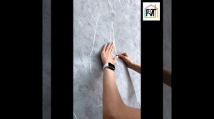 Просто и быстро клеим самоклеющиеся обои в спальне #самоклейка #обои #декор