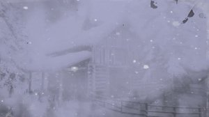 ЗВУКИ СНЕЖНОЙ БУРИ в деревянном домике. Зимняя атмосфера с метелью и завываниями ветра