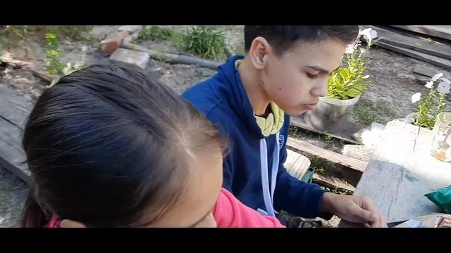 Мукбанг. Жарим шашлык. Дети едят😋 смотреть онлайн