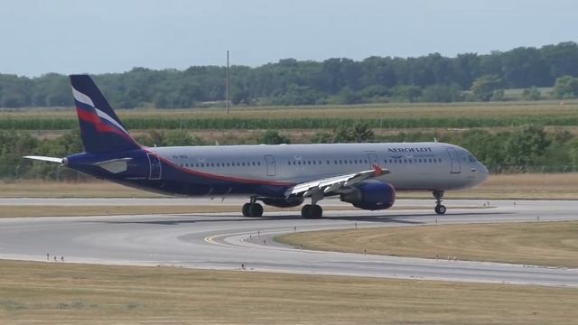 Aeroflot Airbus 321 Landing At Vienna Airport | VQ-BED