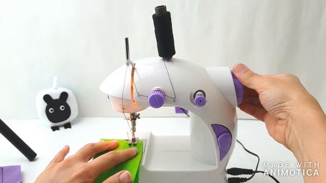 Mini Sewing Machine NOT Stitching? No problem! | Beginner Sewing Tutorial смотреть онлайн