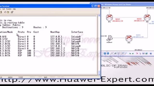 RIP v2 config on Huawei (H3C) VRP based equipments - Part 2.flv смотреть онлайн