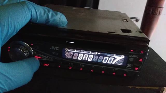 JVC CAR RADIO MODEL KD G332 TUNER FM TEST Video Test