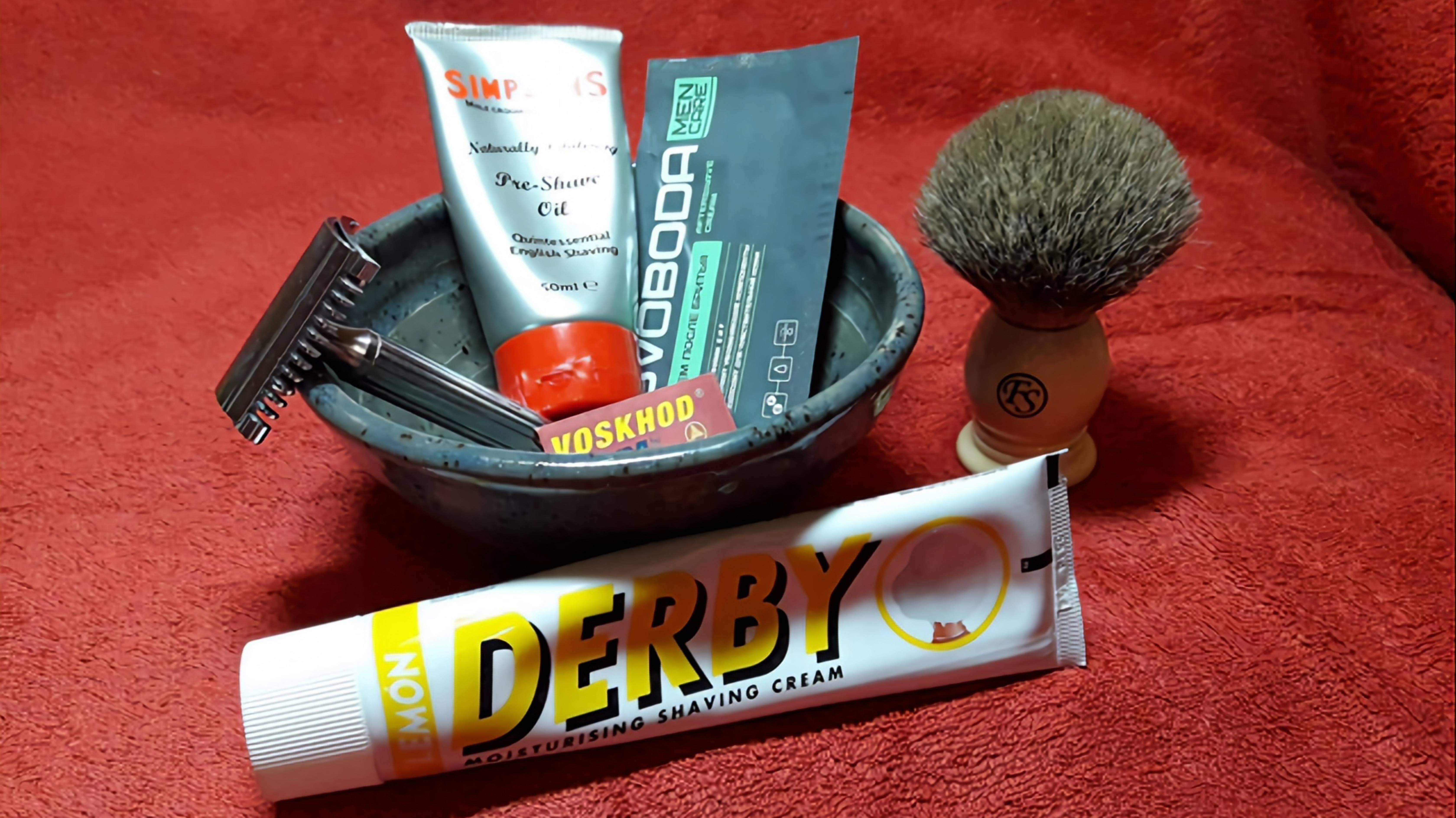 Философское бритье: Fatip, Derby cream, Simpson oil, FS badger, Voskhod Teflon, Свобода после бритья смотреть онлайн