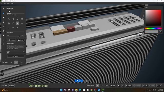 Modeling FM Radio Antennas for Boombox Lesson 21 Adobe Substance 3D Modeler Full Course смотреть онлайн