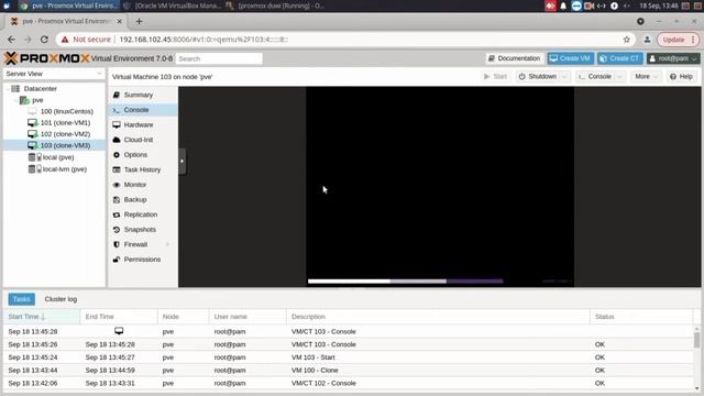 Cloning VM 5 Centos 7 On Proxmox смотреть онлайн