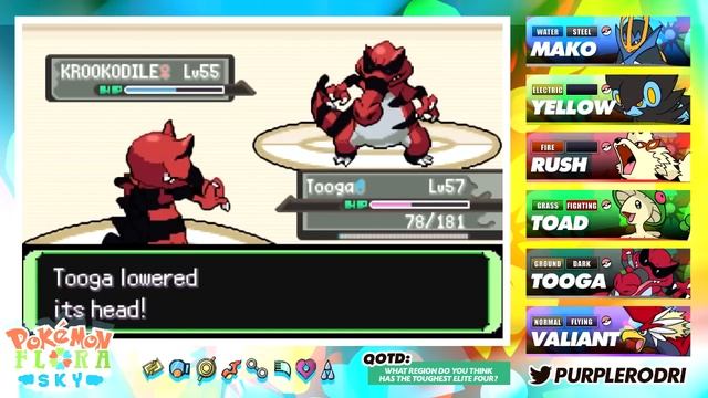 Let's Play Pokemon: Flora Sky - Part 26 - Elite Four Bertha & Elite Four Adeku смотреть онлайн