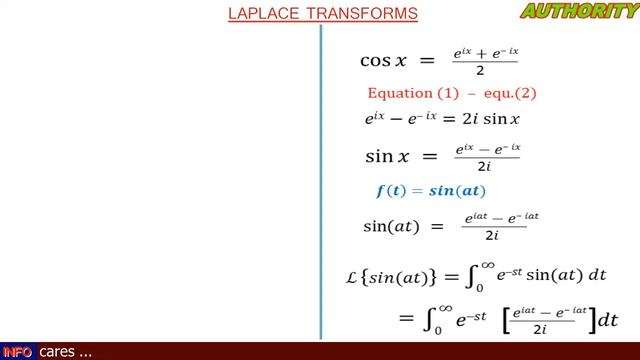 Laplace Transform of f(t) = sin(at) смотреть онлайн