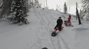Покатушка на горном снегоходе, уровень "Начальный", Южный Урал