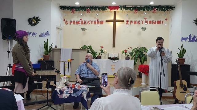 Сценка "Визит Бога" || театральная группа ЦБМ
