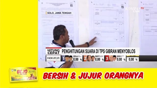 Penghitungan Suara Dilakukan di TPS Gibran Nyoblos, Ini Hasilnya смотреть онлайн
