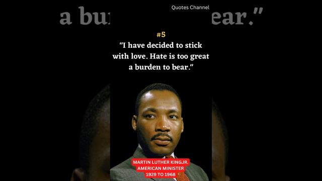 Top 10 Martin Luther King Jr. Quotes To Most Popular Leader | Quotes Channel смотреть онлайн